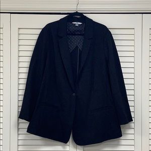 Old Navy Plus Women’s Ponte Knit Black Suit Jacket